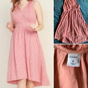 Old Navy Eyelet High Low dress